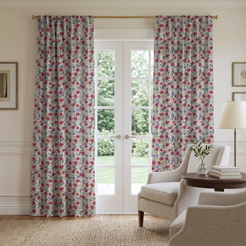 Berry Lovely - Curtain Panel - The Drapery