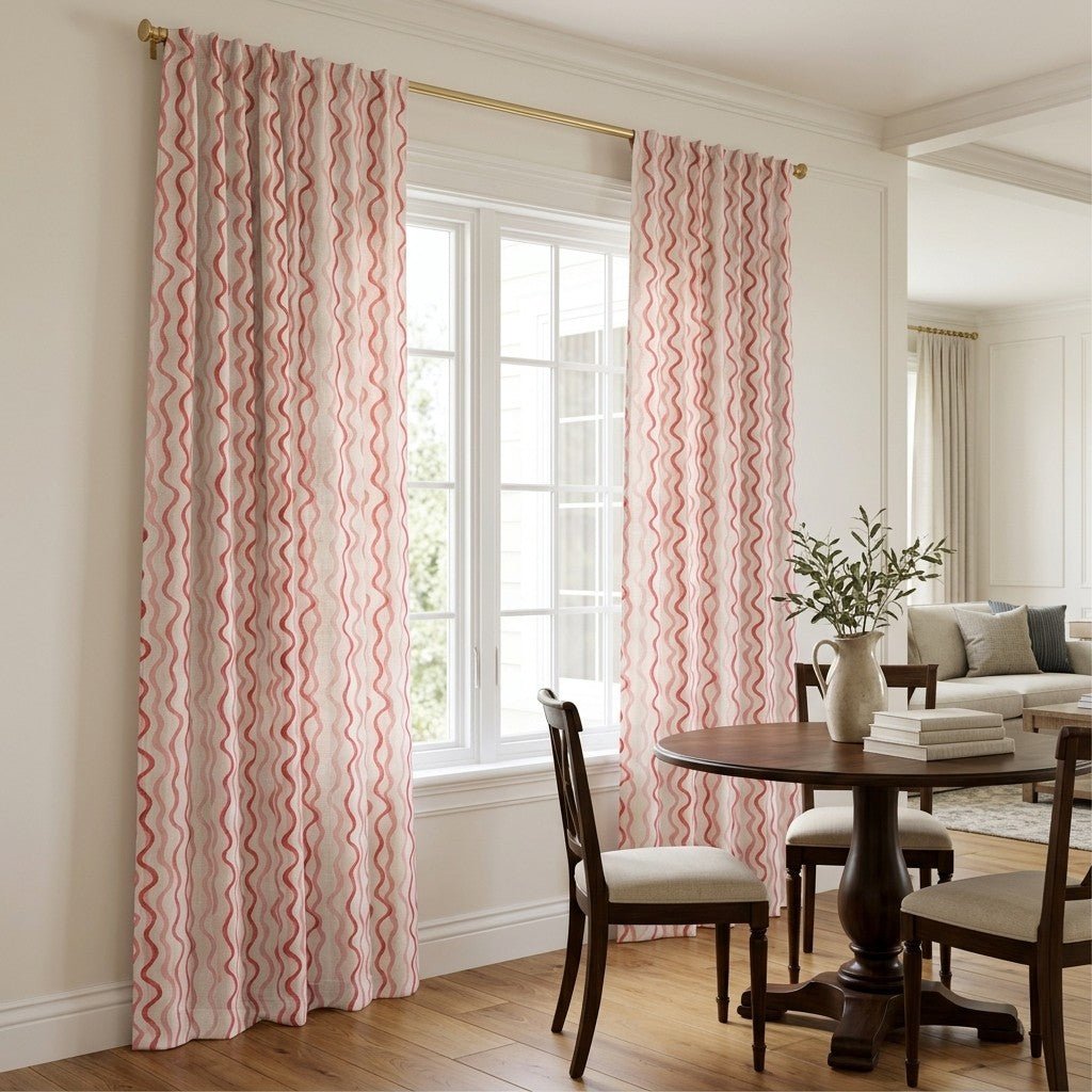 Berry Ripple - Curtain Panel - The Drapery