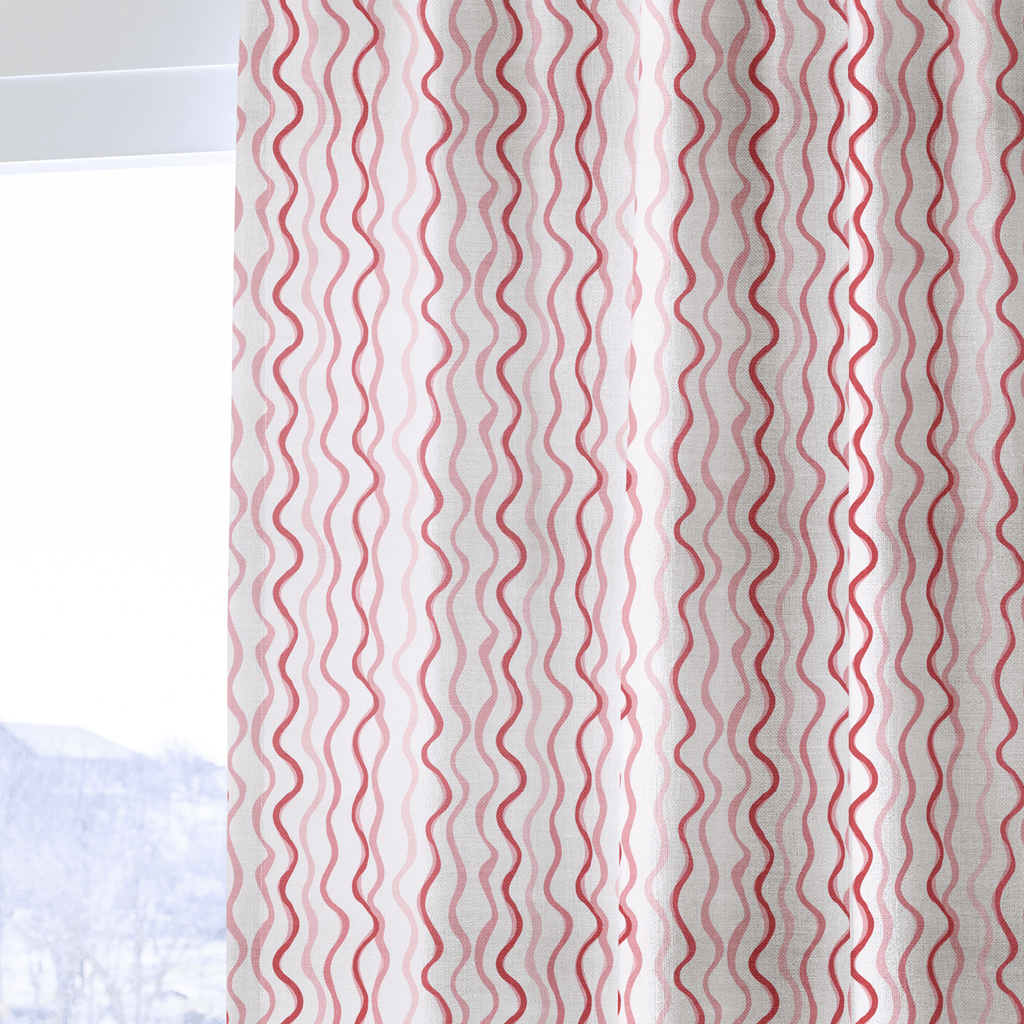 Berry Ripple - Curtain Panel - The Drapery