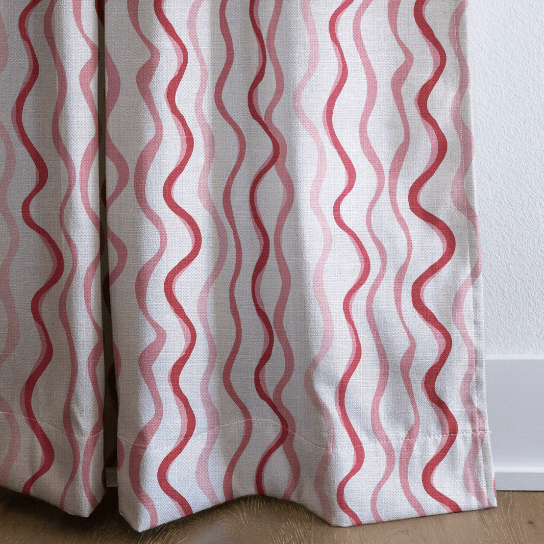 Berry Ripple - Curtain Panel - The Drapery
