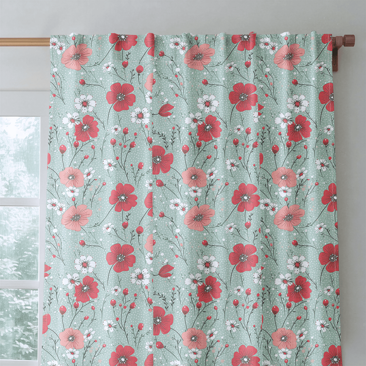 Betty Botanical - Curtain Panel - The Drapery