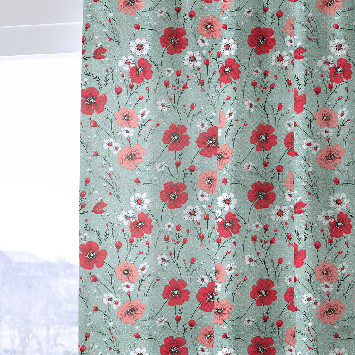 Betty Botanical - Curtain Panel - The Drapery