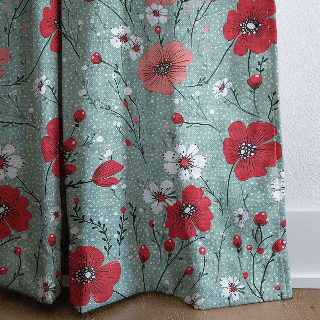 Betty Botanical - Curtain Panel - The Drapery