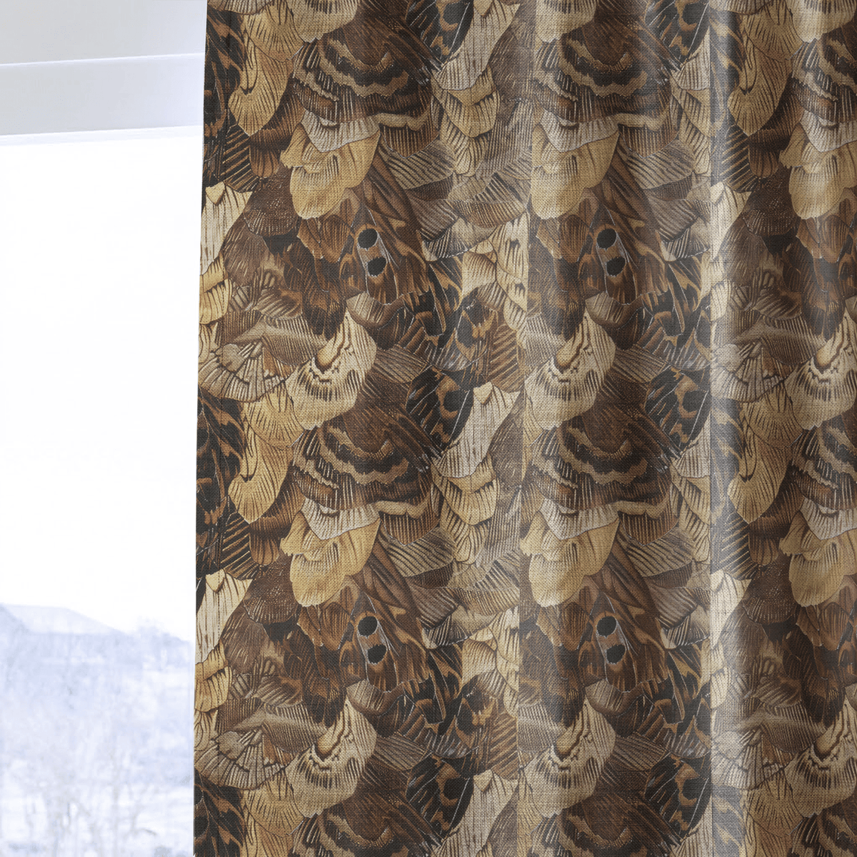 Birds of a Feather - Curtain Panel - The Drapery