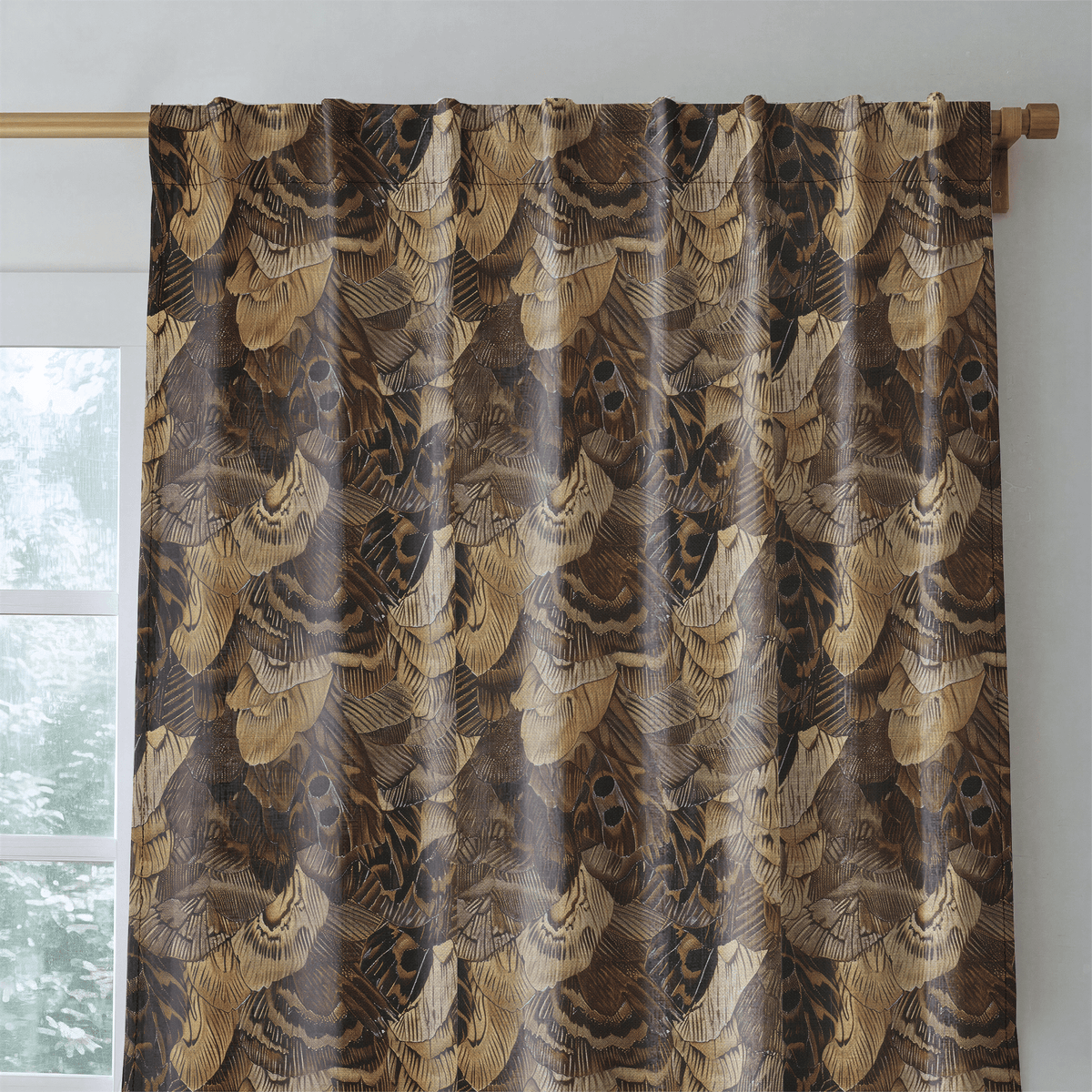 Birds of a Feather - Curtain Panel - The Drapery