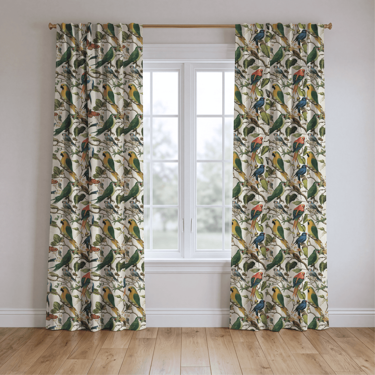 Birds of Bellamy - Curtain Panel - The Drapery