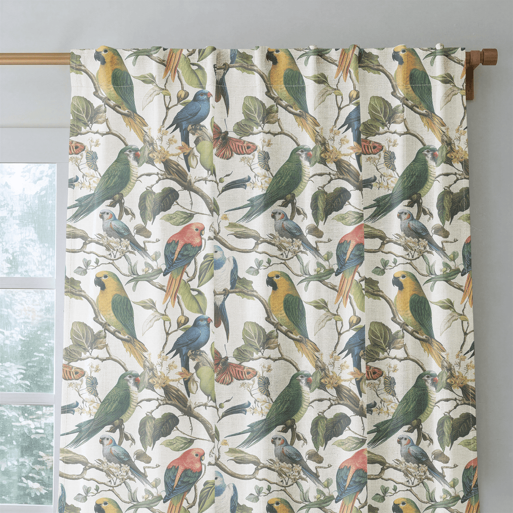 Birds of Bellamy - Curtain Panel - The Drapery