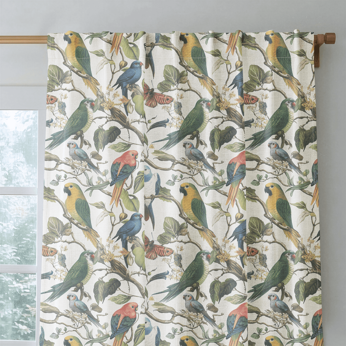 Birds of Bellamy - Curtain Panel - The Drapery