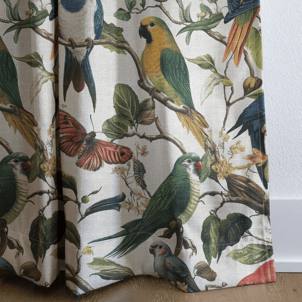 Birds of Bellamy - Curtain Panel - The Drapery