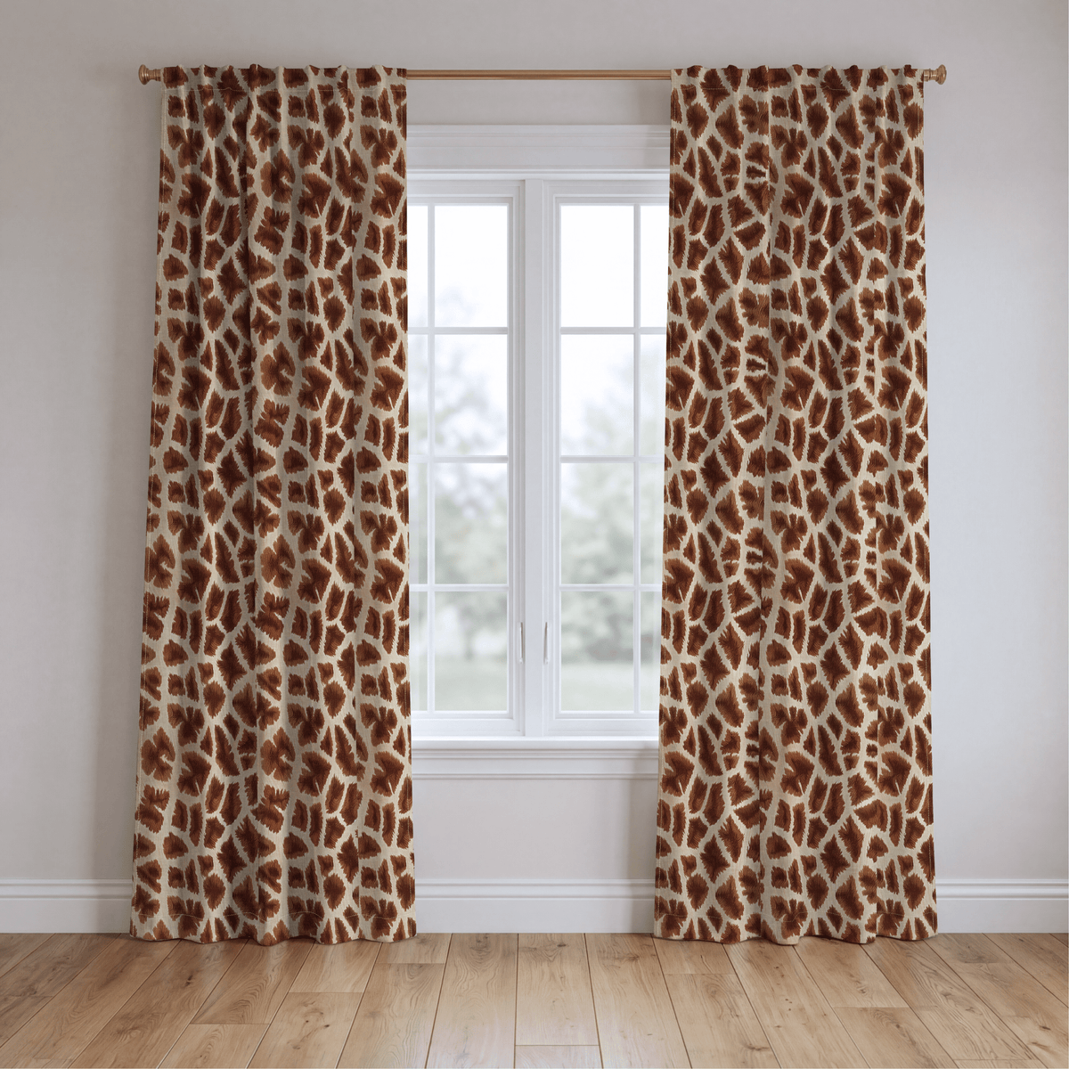 Bishop Giraffe - Curtain Panel - The Drapery