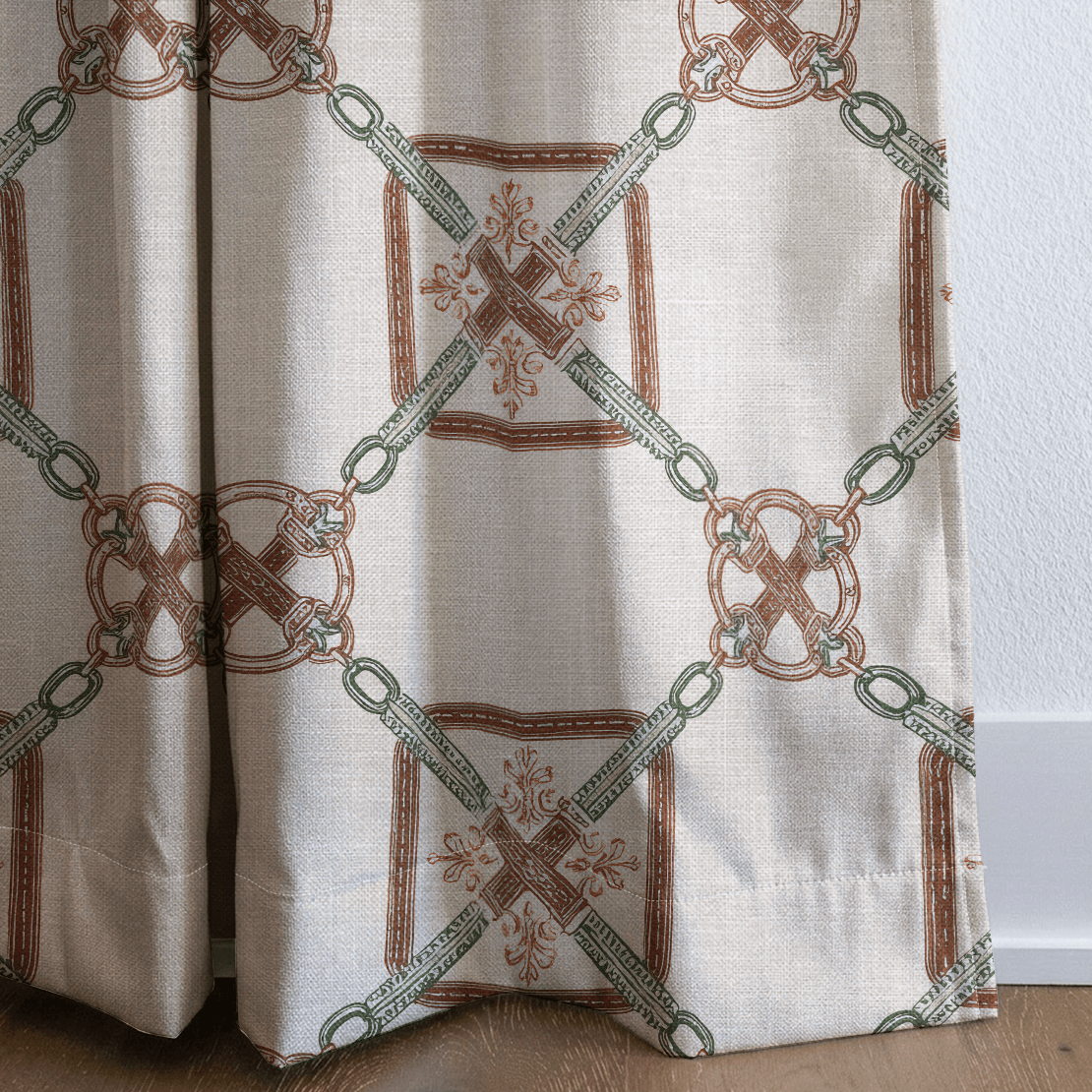 Bit & Bridle Lattice - Curtain Panel - The Drapery