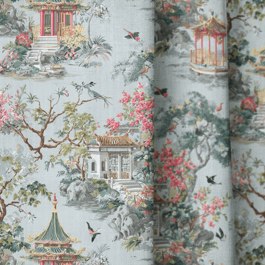 Blossom Court - Curtain Panel - The Drapery