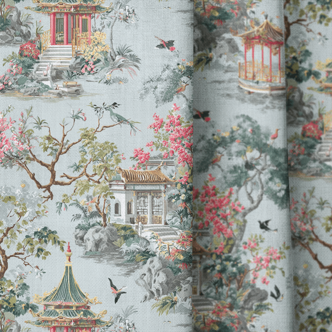 Blossom Court - Curtain Panel - The Drapery