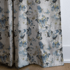 Blue and Green Butterflies - Curtain Panel - The Drapery