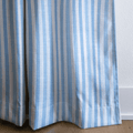 Blue Baby Stripe - Curtain Panel - The Drapery
