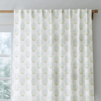 Blue Bell Damask - Curtain Panel - The Drapery