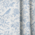 Blue Birds - Curtain Panel - The Drapery