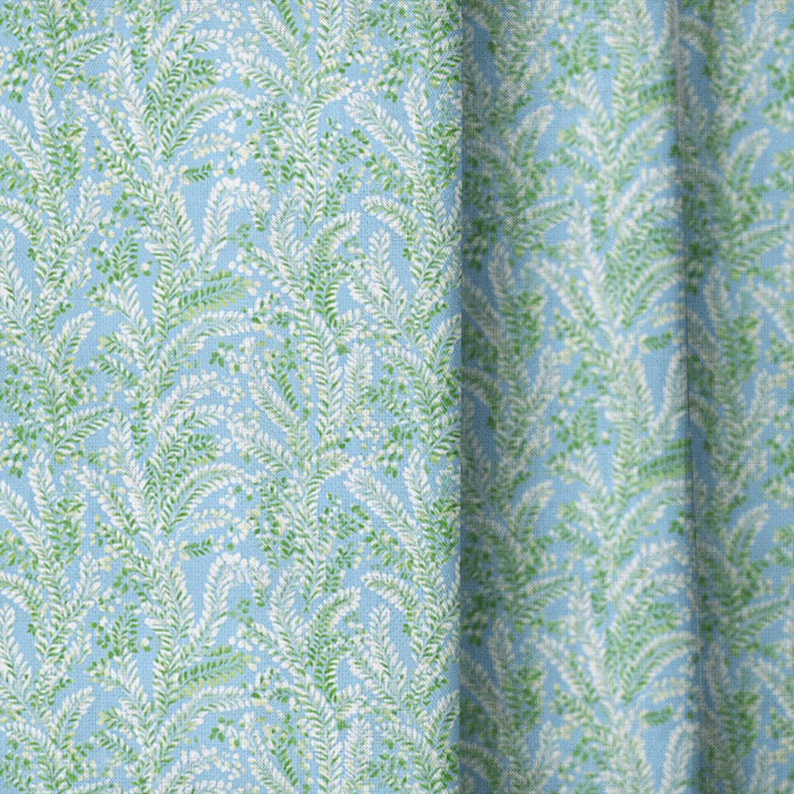 Blue Canopy - Curtain Panel - The Drapery