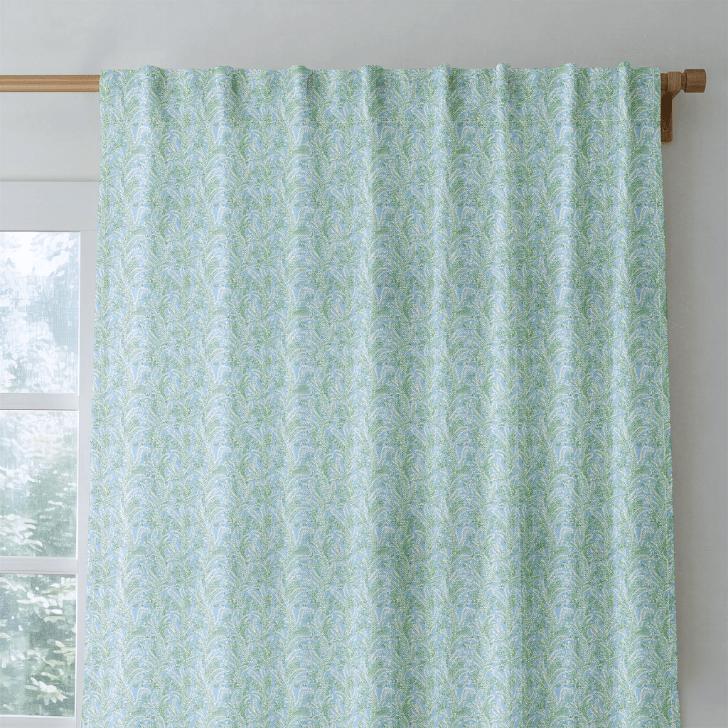 Blue Canopy - Curtain Panel - The Drapery