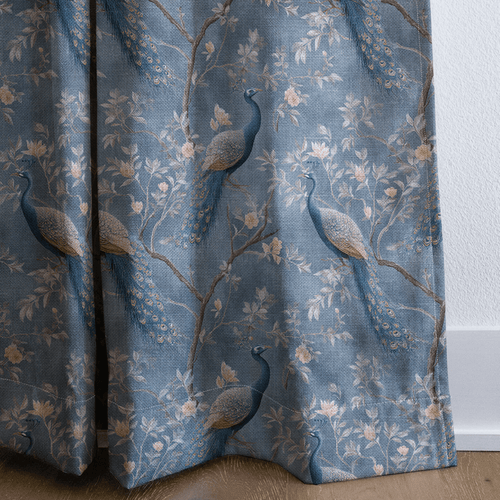 Blue Everette - Curtain Panel - The Drapery