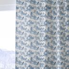 Blue Gardens - Curtain Panel - The Drapery