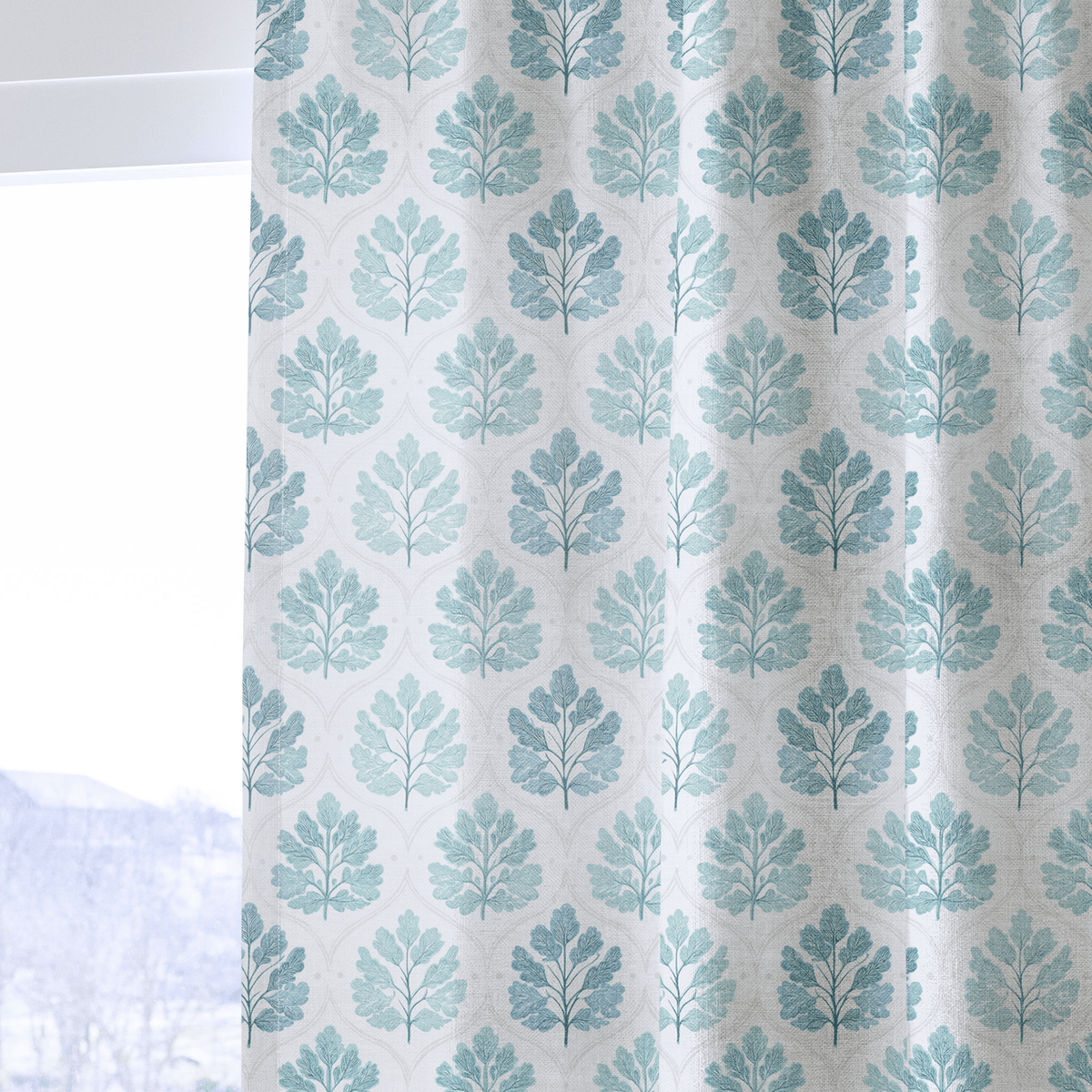 Blue Lagoon - Curtain Panel - The Drapery