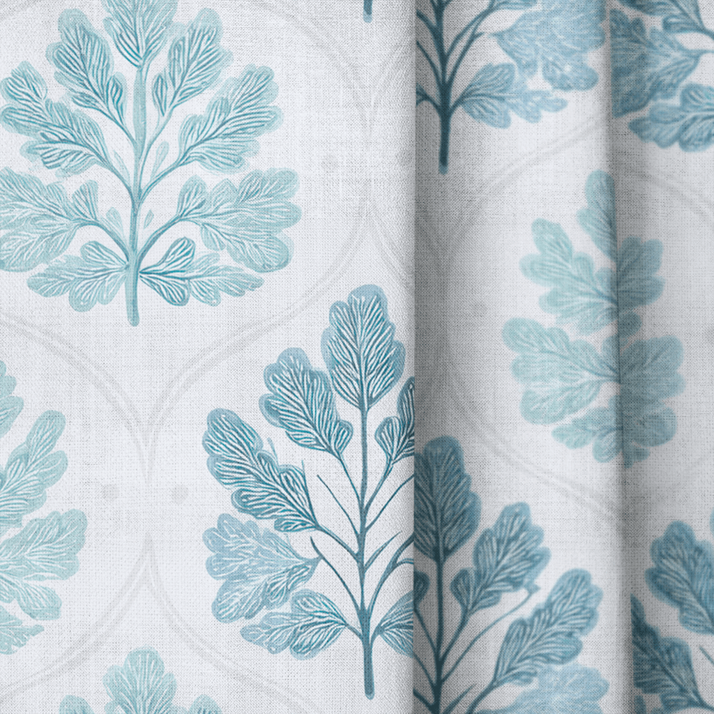 Blue Lagoon - Curtain Panel - The Drapery