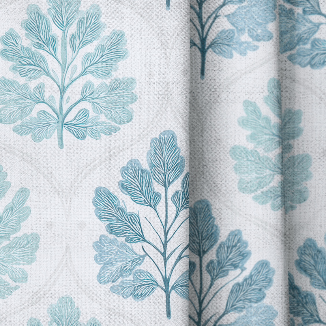 Blue Lagoon - Curtain Panel - The Drapery
