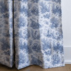 Blue Ocean Toile - Curtain Panel - The Drapery