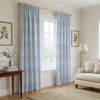 Blue Parker - Curtain Panel - The Drapery