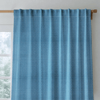 Blue Stars - Curtain Panel - The Drapery