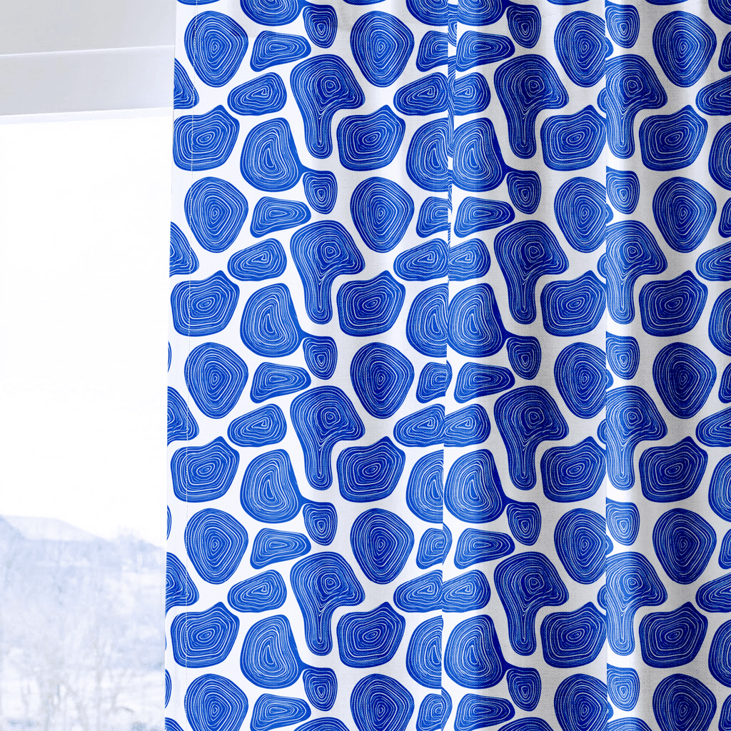 Blue Stone - Curtain Panel - The Drapery