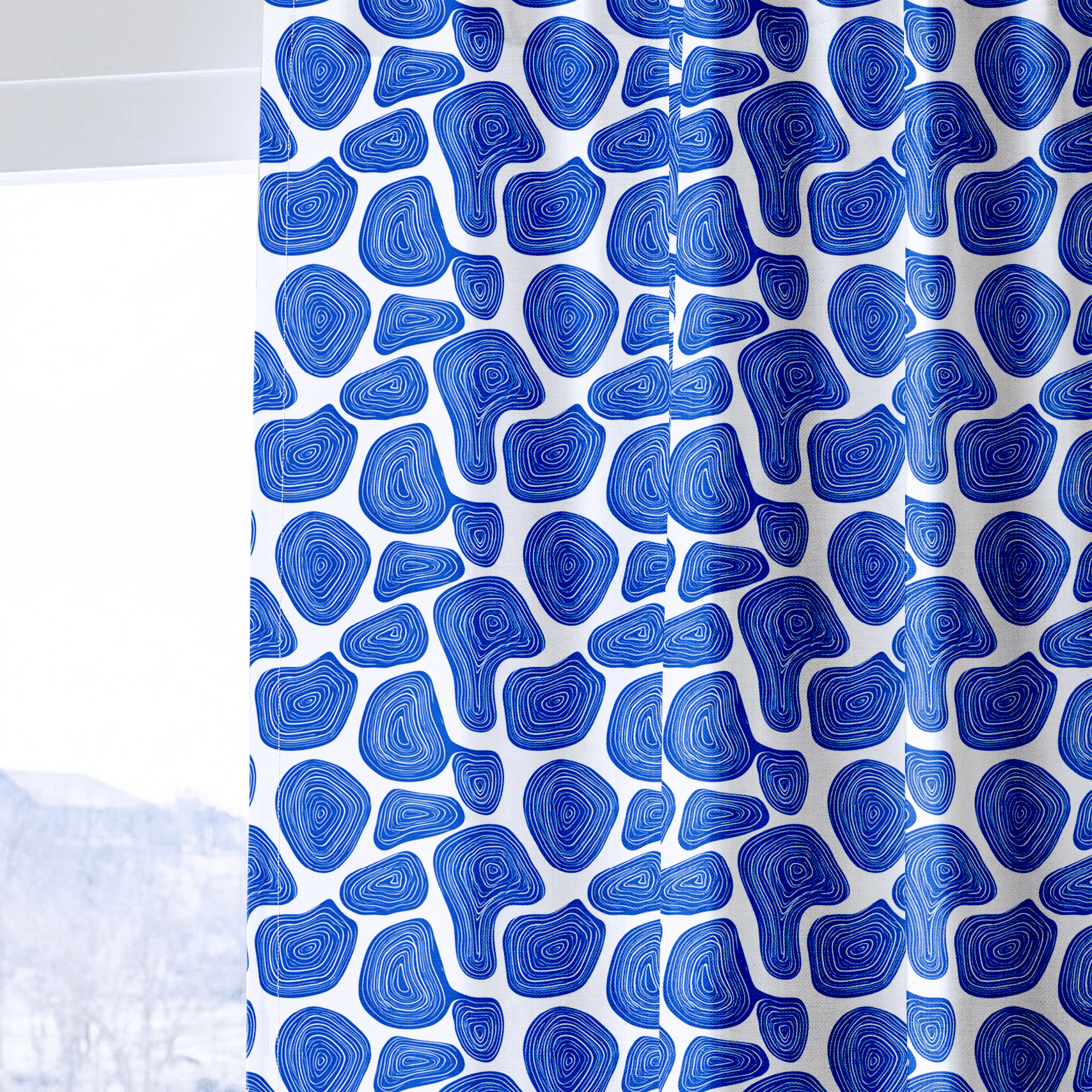 Blue Stone - Curtain Panel - The Drapery
