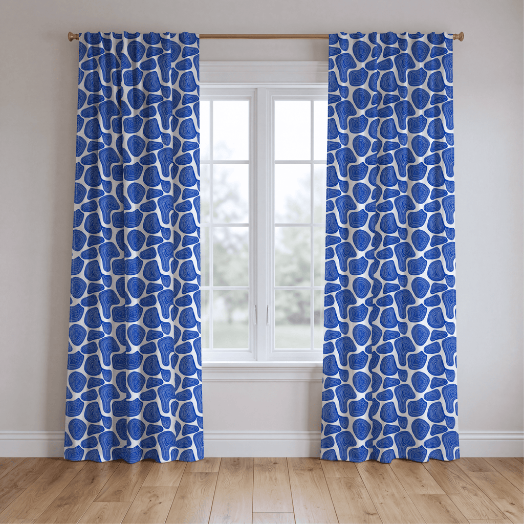 Blue Stone - Curtain Panel - The Drapery