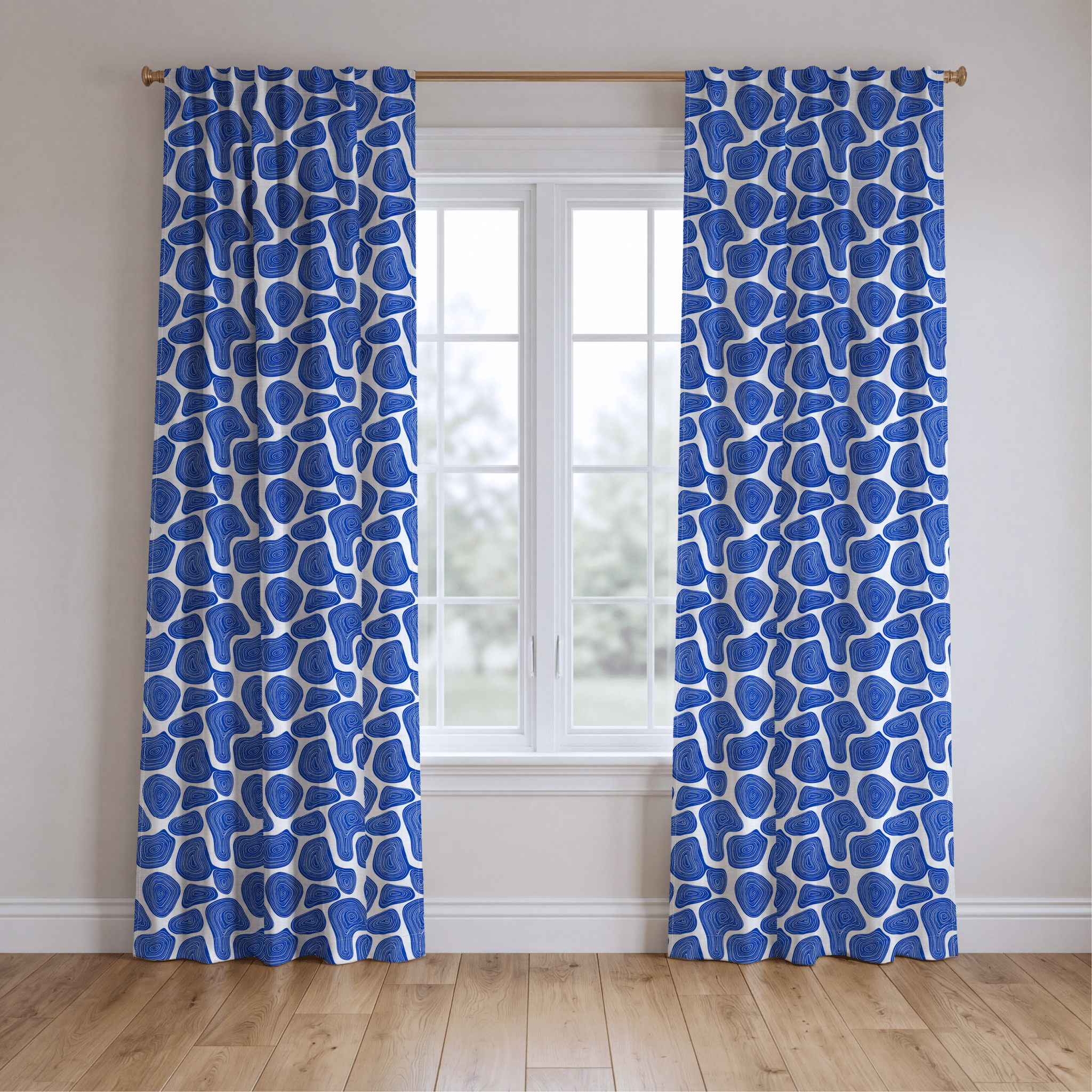 Blue Stone - Curtain Panel - The Drapery