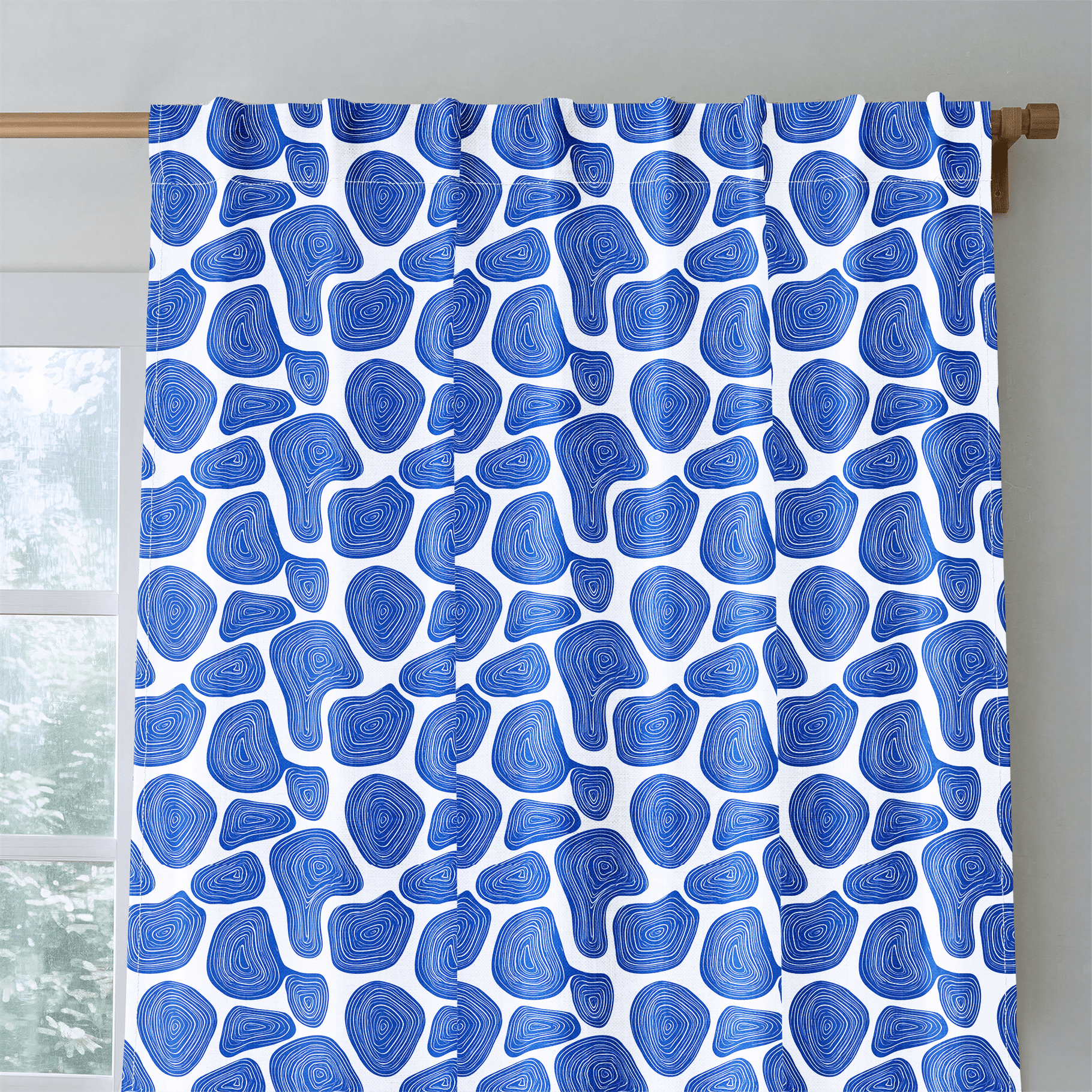 Blue Stone - Curtain Panel - The Drapery