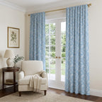 Blue Tides - Curtain Panel - The Drapery