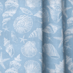 Blue Tides - Curtain Panel - The Drapery