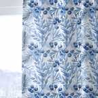 Blueberry Bliss - Curtain Panel - The Drapery