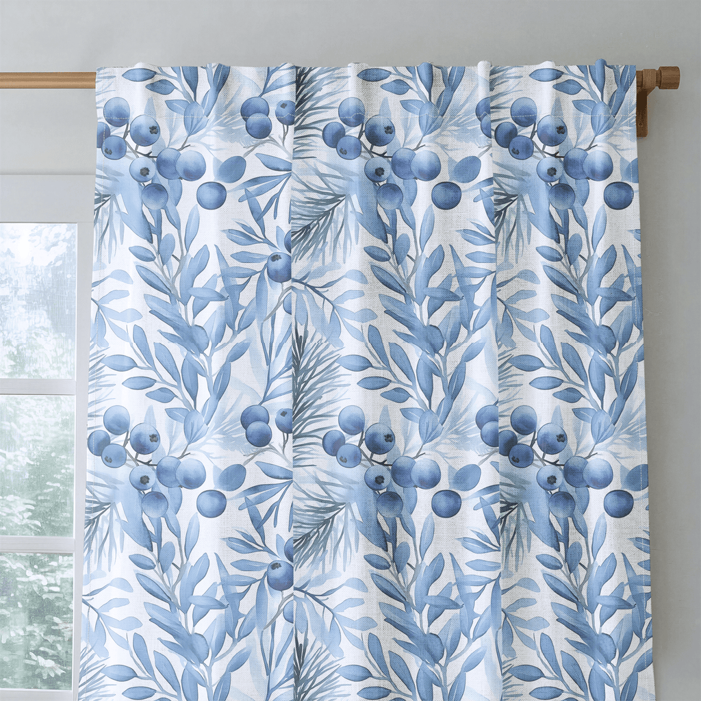 Blueberry Bliss - Curtain Panel - The Drapery