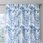 Blueberry Bliss - Curtain Panel - The Drapery