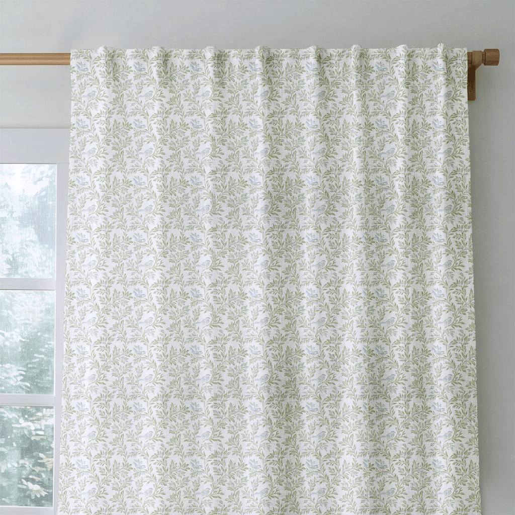 Bluebird Branch - Curtain Panel - The Drapery