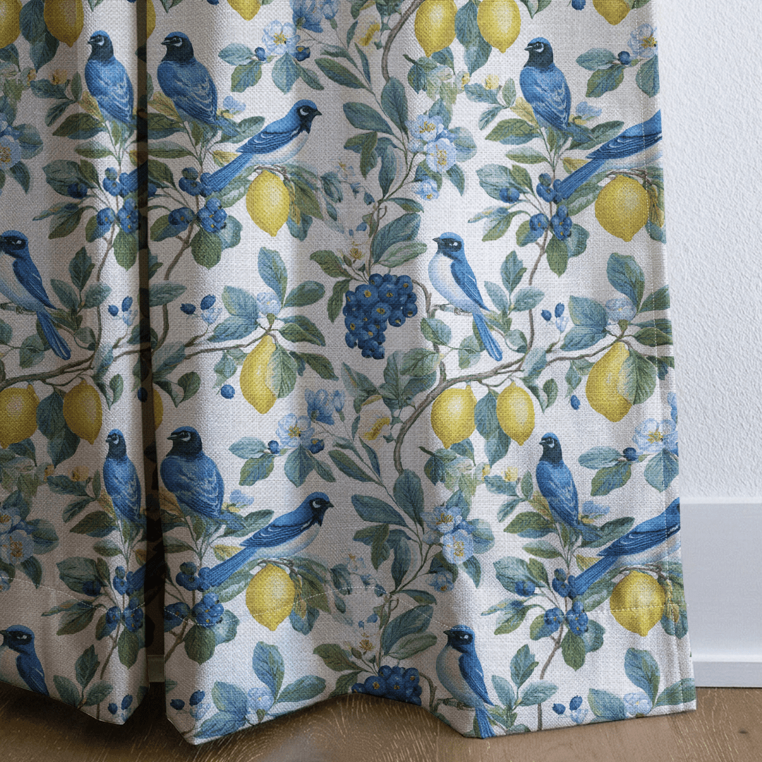 Bluejay Song - Curtain Panel - The Drapery