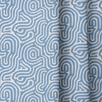 Bluewash - Curtain Panel - The Drapery