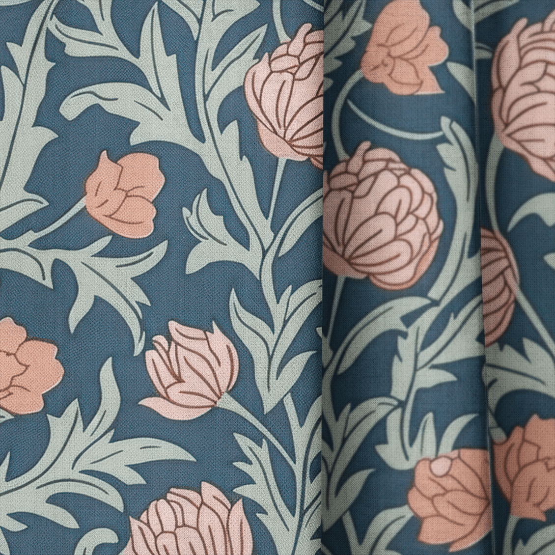 Blume - Curtain Panel - The Drapery