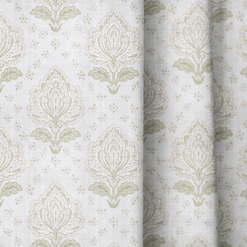 Blush Ashbourne - Curtain Panel - The Drapery