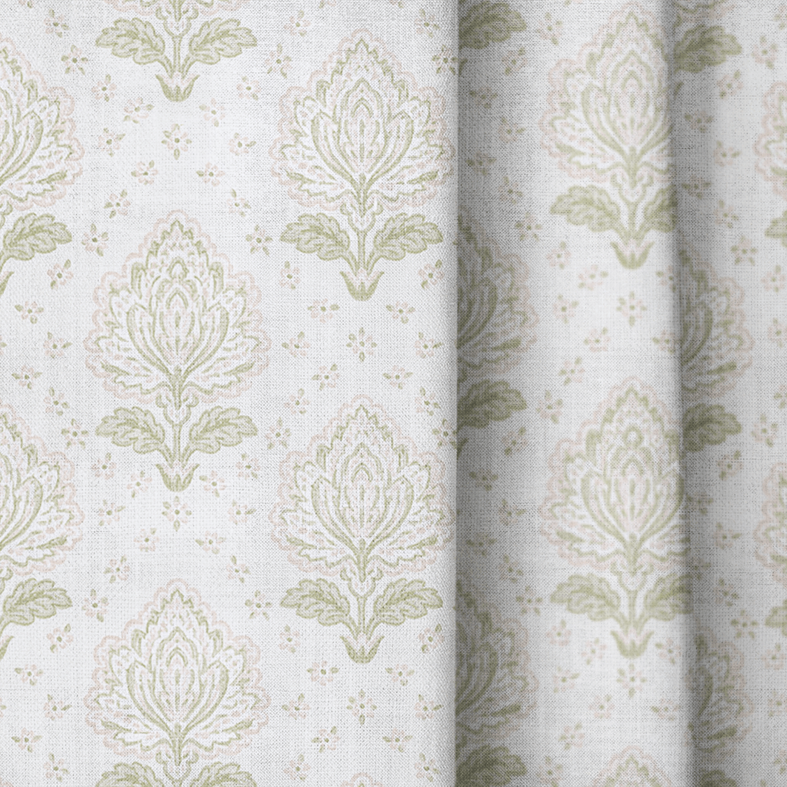 Blush Ashbourne - Curtain Panel - The Drapery