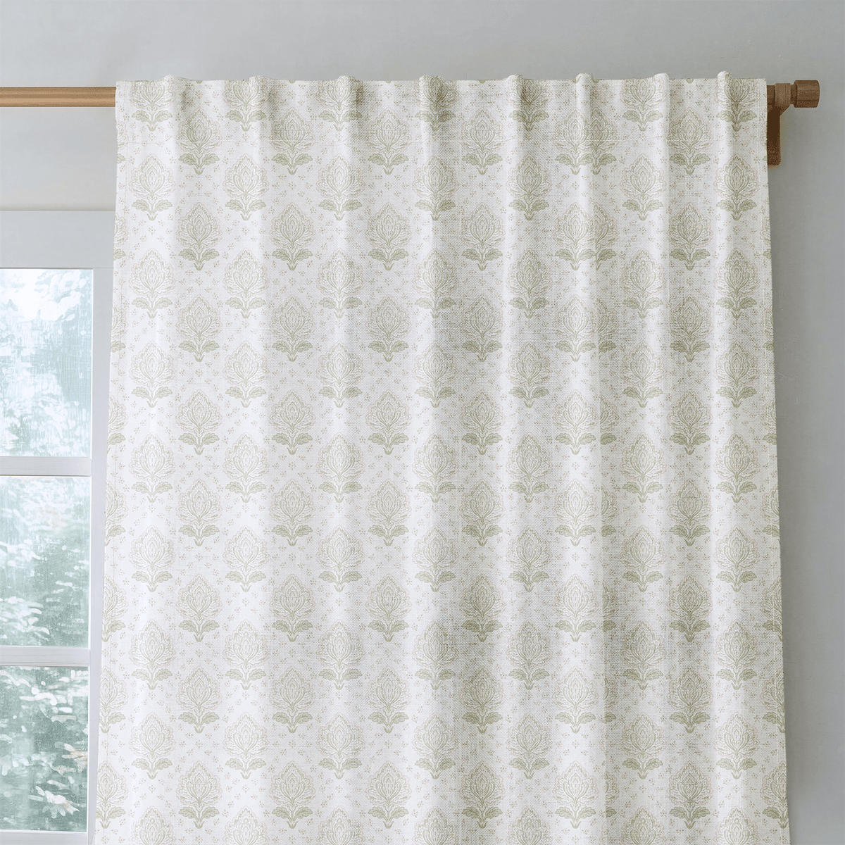 Blush Ashbourne - Curtain Panel - The Drapery