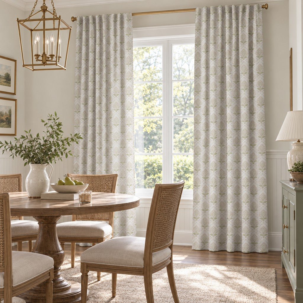 Blush Ashbourne - Curtain Panel - The Drapery