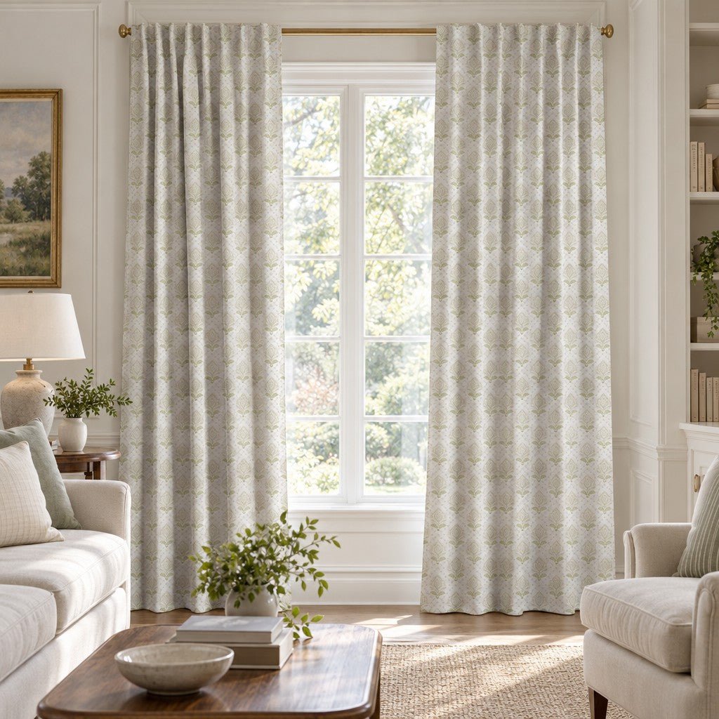 Blush Ashbourne - Curtain Panel - The Drapery